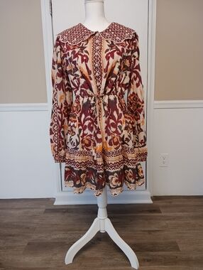 NWT Farm Rio Toucans Scarf Mini Dress Size L